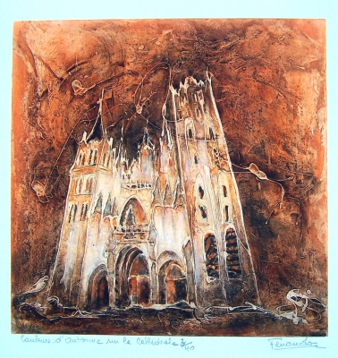 COULEURS D'AUTOMNE SUR LA CATHEDRALE