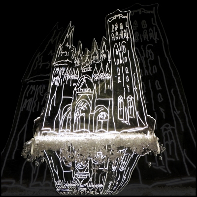 CATHEDRALE EN PLEXIGLASS