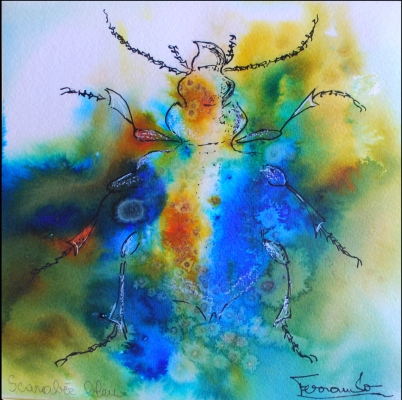 Scarab�e bleu