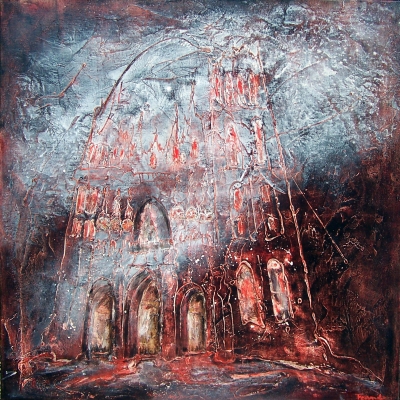 BRUME D'HIVER SUR LA CATHEDRALE