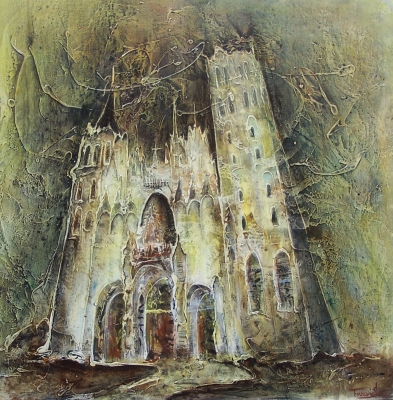 CLAIR DE LUNE SUR LA CATHEDRALE