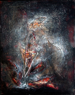 COMPOSITION ROUGE ET NOIR