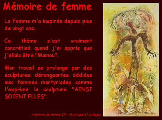 MEMOIRE DE FEMME